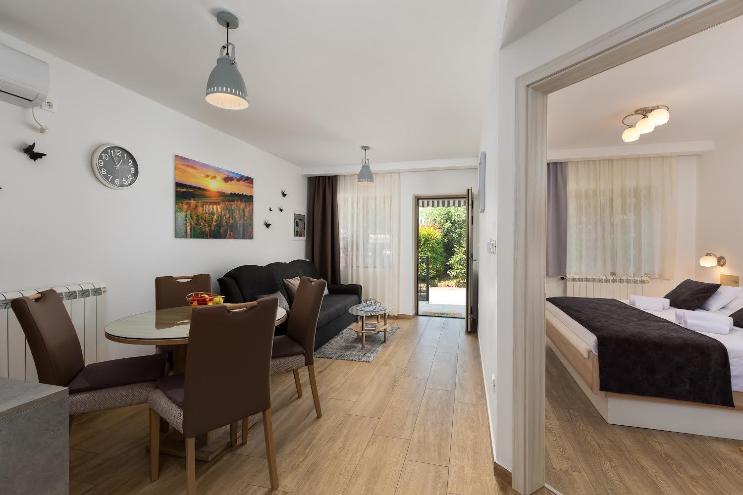 Apartman Angolo Verde Vizinada Bagian luar foto